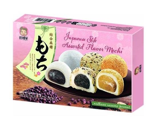 Dolce giapponese Mochi gusti misti - Szu Shen Po 450g.